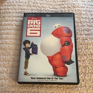 Disney Big Hero 6 DVD with Red and White Baymax